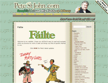 Tablet Screenshot of petestjohn.com